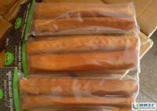 宠物食品 厂家直销 狗咬胶——2只装10寸酱色烟熏发泡棒_运动、休闲_世界工厂网中国产品信息库